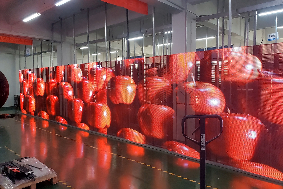What is LED transparent screen